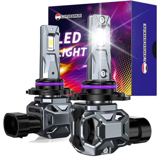 CARSPARKLE Q3 9005 Led Headlight Bulb 2025 Upgrade Chips 6000K Cool White All-in-one  30000Lm 40W Plug & Play